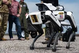 Asylon DroneDog patrolling an outdoor perimeter